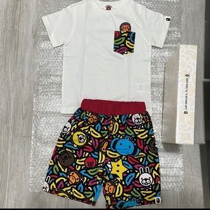 BAPE Boy 2 Piece Set BRAND NEW